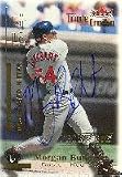 Morgan Burkhart, Boston Red Sox Autographed Card