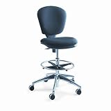 Metro Extended Height Chair Fabric: Black