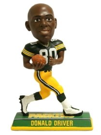 Green Bay Packers Donald Driver Forever Collectibles End Zone Edition Bobble Head