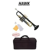 Hawk Lacquer Color Bb Trumpet Black, WD-T314-BK