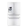 28 Cubic Foot French Door Refrigerator with 4 Doors and Integrated Water & Ice