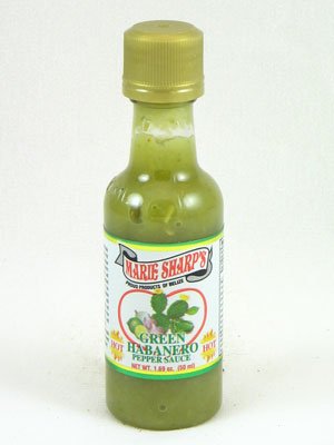 Marie Sharp's Green Habanero Hot Sauce Mini with Prickly Pears