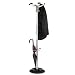Alba PMSEV - Sevilla Coat Rack with Umbrella Holder, Six Knobs/Six Hooks, Chrome, Silver