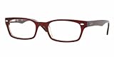 Ray Ban Optical Women s 5150 Red On Tortoise Frame Plastic Eyeglasses 50mm