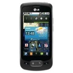 LG P500 OPTIMUS One Smartphone (Android 2.2, 3 MP Kamera, 8.1cm (3.2 Zoll) Touchscreen, 2GB Speicherkarte, 3.5mm Klinkenbuchse)  schwarz