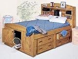 Product details for Sundance Full Captain's Bed w/ Bookcase Headboard