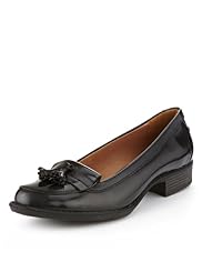 Footglove™ Fashion Leather Wide Fit Tassel Loafers