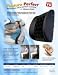 Posture Perfect Massaging Back Support Cushion With Memory Foam-Your Seat Solution