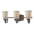 Minka Clairemont Dark Bronze 3 Lt Bath Vanity 6453-267