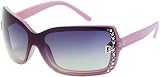 Oversized Rhinestone Accent In-Fashion Sunglasses - Close-out Sale !