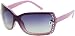Oversized Rhinestone Accent In-Fashion Sunglasses - Close-out Sale !