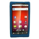 Motorola Triumph WX435 Silicone Skin Soft Phone Cover - Blue