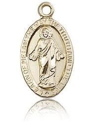 14K Gold Scapular Medal