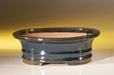 Ceramic Bonsai Pot - Oval7.0" x 5.5" x 2.375"