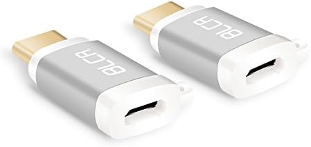 [ 2 Pack ]USB Type-c adapter Naeny USB-C Micro Convert Connector Input to Micro USB,Data Syncing and Charging With Keychain for Macbook/Chrome Book/Pixel Nexus 5X/Nexus 6p/LG G5/HTC 10 and More