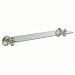 Moen DN3590BNW Highland Glass Shelf, Brushed Nickel and White