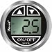 FARIA CHESAPEAKE BLACK SS SERIES DEPTH SOUNDER WITH TRANSOM MOUNTED TRANSDUCER Image