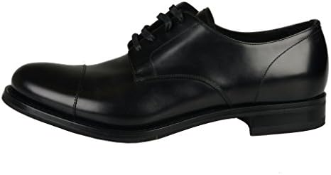 Prada Men's Black Leather Oxfords Dress Shoes US 7 IT 6 EU 40;