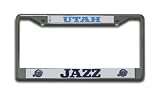 Utah Jazz Chrome License Plate Frame