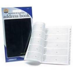 Roadpro RPLBB Small Address Book - 3.5 x 5 (1 Each)