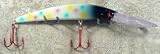 JLVLures JLV lures Diver Casting Trolling Crystal Black Wonderbread : Wobbling Wiggling Wiggle Minnow Saltwater Fishing Freshwater Steady Retrieve Stop-Go Tarpon Snook Redfish Deep Zander Barramundi Cod Speckled Trout Striper Pike Muskie Peacock Largemouth Walleye