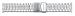 24mm QUALITÄTS EDELSTAHL UHRENARMBAND UHRENBAND UHRBAND SILBER
