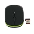 Kinobo Wireless Slimline USB Mouse For Laptops/Desktop PC XP/Vista/Windows 7 (green detail)