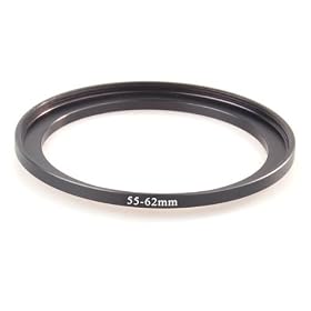 Neewer New 55mm to 62mm 55-62 mm Step Up Ring Filter Adapter