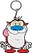 Ren and Stimpy 'Stimpy' Rubber Keychain