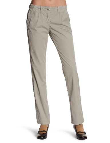 NafNaf Damen Hose/ Lang P39, Gr. 34 (FR 36), Grau (GREIGE) Preisvergleich
