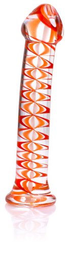 Don Wand Real Tip Rocket Glass Pleasure Wand, Sunshine Helix