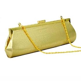 Click here to buy GOLD EVENING CLUTCH PURSE by Luxury Divas.