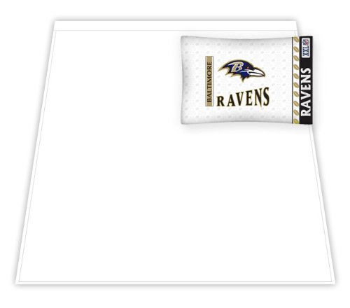 NFL Baltimore Ravens Micro Fiber Sheet Set Twin