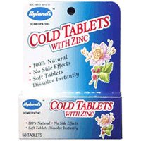 Hyland's Cold Tablets, with Zinc, 50 Tablets (Pack of 3)