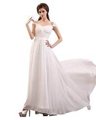 A-line Strapless Cap Sleeves Chiffon Natural   Waistline Evening Dress/Bridesmaid Dress/Prom Dress/Party Dress 