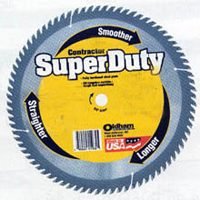 Oldham 120C480 Super Duty 12-Inch 80 Tooth ATB Crosscutting Saw Blade with 1-Inch Arbor
