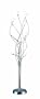 Lite Source LS-8677PS/FRO Newport 14-Lite Floor Lamp, Polished Steel with Frosted Glass Shade