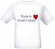 MADE IN NORTH DAKOTA - State-series - White T-shirt