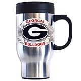 Georgia Bulldogs Stainless Steel Travel Mug