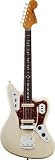 FENDER 62 JAGUAR AMERICAN VINTAGE- TOUCHE PALISSANDRE - OLYMPIC WHITE - BROWN TOLEX