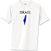 Israel Map T T-Shirt Standard Cotton