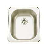 Gourmetier Self-Rimming Stainless Steel Bar Sink