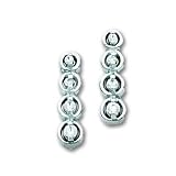 14kw AA Diamond Journey Earring