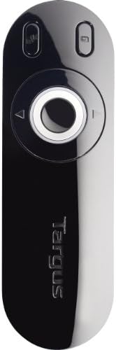 Targus Laser Presentation Remote with Key Lock Technology to Lock Non-Essential Buttons, Includes Mini USB Receiver, 50-Foot Range (AMP13US), Black with gray