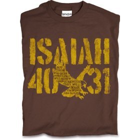 Christian T-shirt Isaiah 40:31 W  Eagle Religious