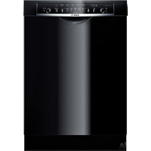 Bosch : SHE5AL06UC 24in Ascenta Series Full Console Dishwasher - Black by Bosch