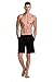 CYZ Men's 100% Cotton Knit Sleep Shorts-BlackNoStripe-XL