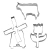 Ausstecher Ausstechformen Keksausstecher Holland-Set 3 teilig
