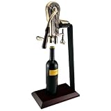 Allavino UM702 Classic Wine Bottle Uncorking Machine with Hardwood Base