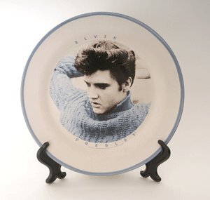 Elvis Presley Plate - Blue Sweater Pose